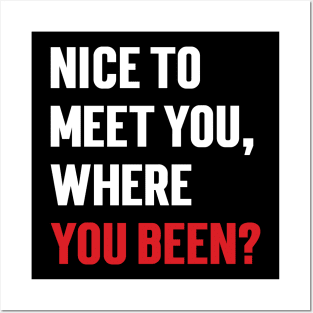 Nice to meet you, where you been? v2 Posters and Art